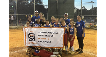 Trenholm Red, White and Boom All Stars Win SC Little League District 3 Softball Champonship