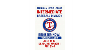 Intermediate Baseball Registration
